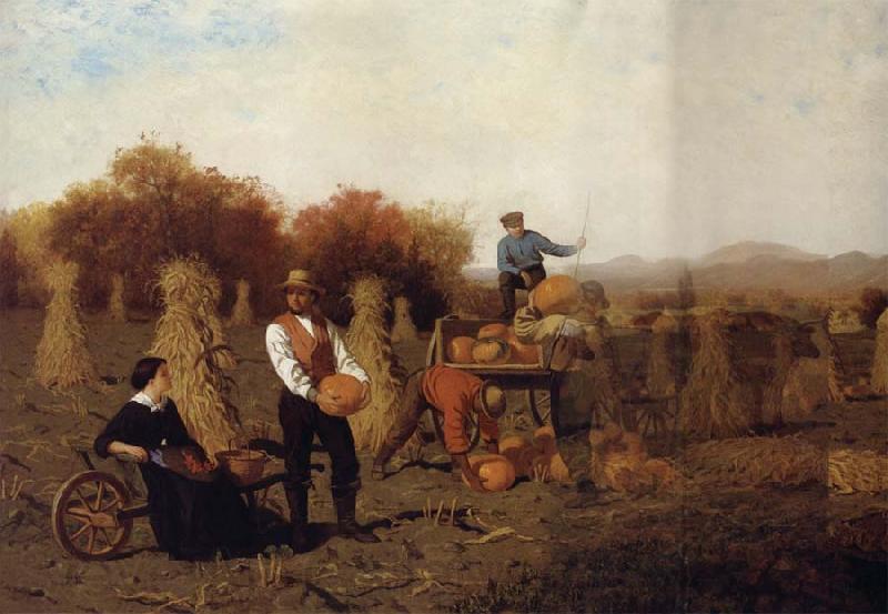 John Whetten Ehninger October France oil painting art